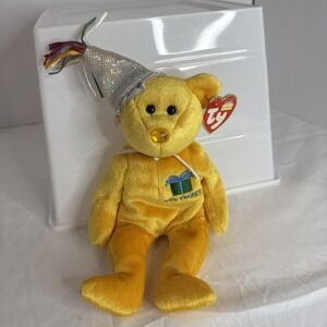 Ty Beanie Baby NOVEMBER the Birthday Teddy Bear 9" Plush Stuffed Toy‎ NWT